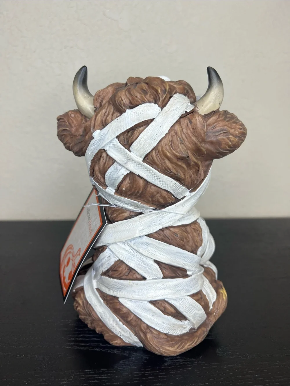 NEW HallowHome Halloween Highland Cow Mummy Decor
